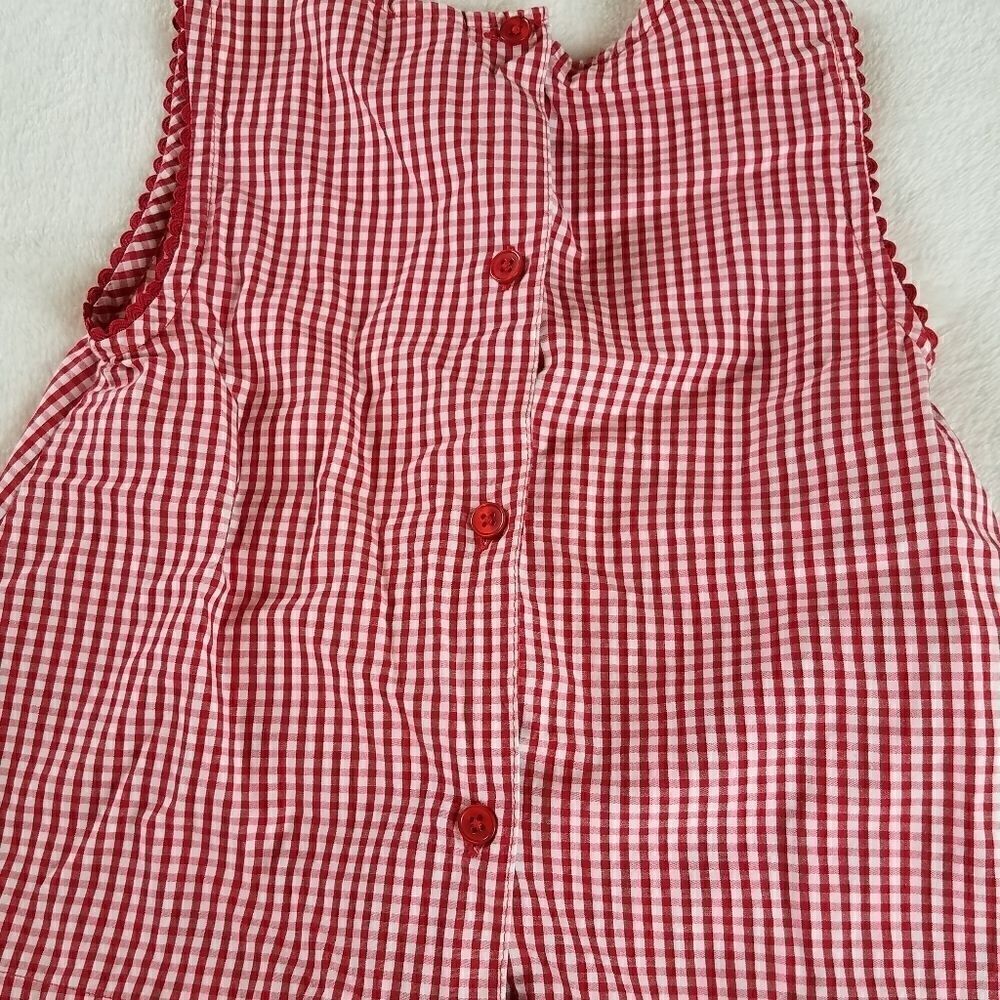 Copper Key Red & White Lady Bug Embroidered Top - Picture 6 of 8